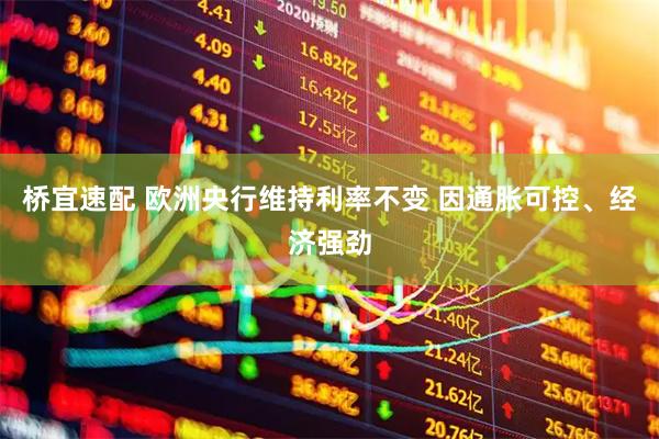 桥宜速配 欧洲央行维持利率不变 因通胀可控、经济强劲
